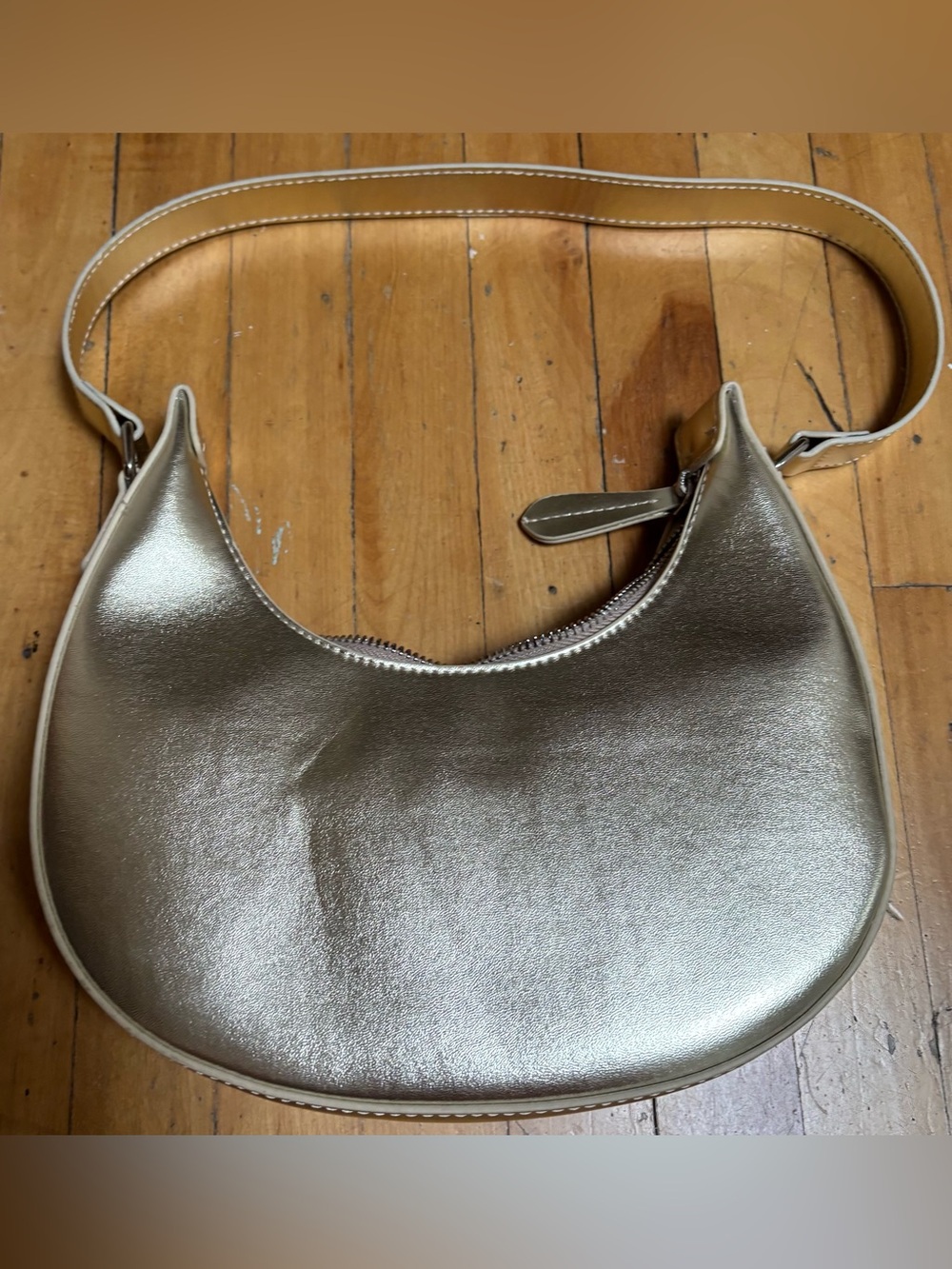 Joe Fresh gold shoulder bag.